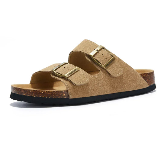 Chanclas planas de corcho para mujer y hombre — Antideslizantes, playa y exterior 2026