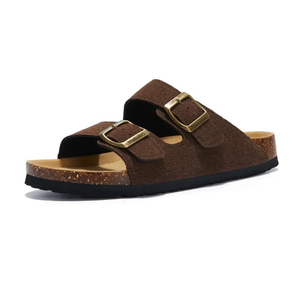 Chanclas planas de corcho para mujer y hombre — Antideslizantes, playa y exterior 2026