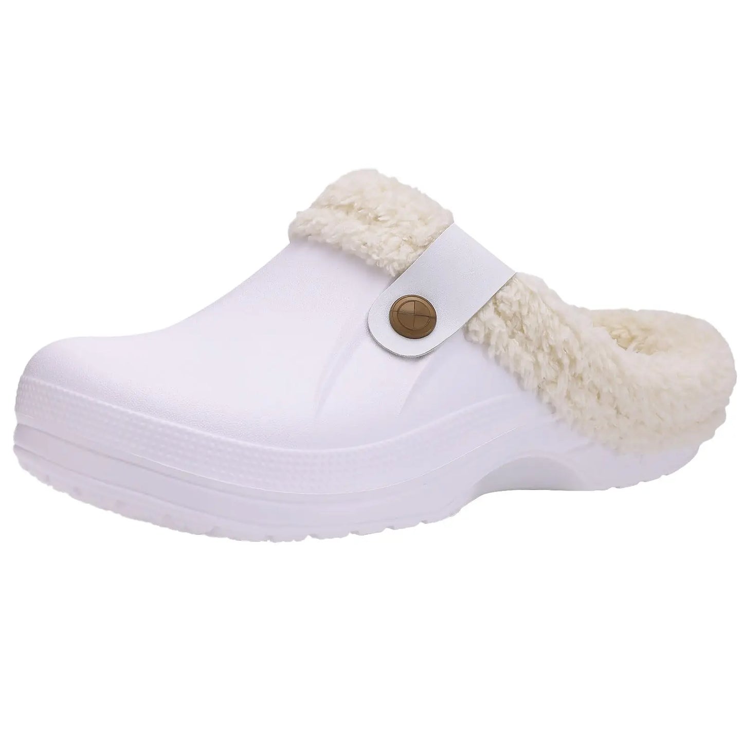 Zapatillas de casa de invierno para hombre — Con pelo, cálidas, impermeables y antideslizantes