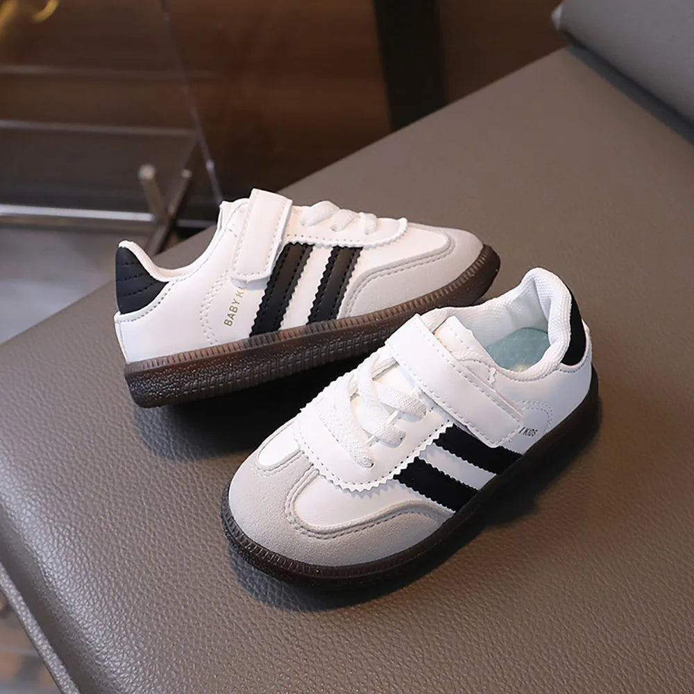Zapatillas deportivas para niños — Cuero PU impermeable, suela blanda antideslizante
