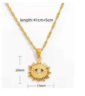 Collar de cadena de bolas en acero inoxidable — Unisex, minimalista y resistente