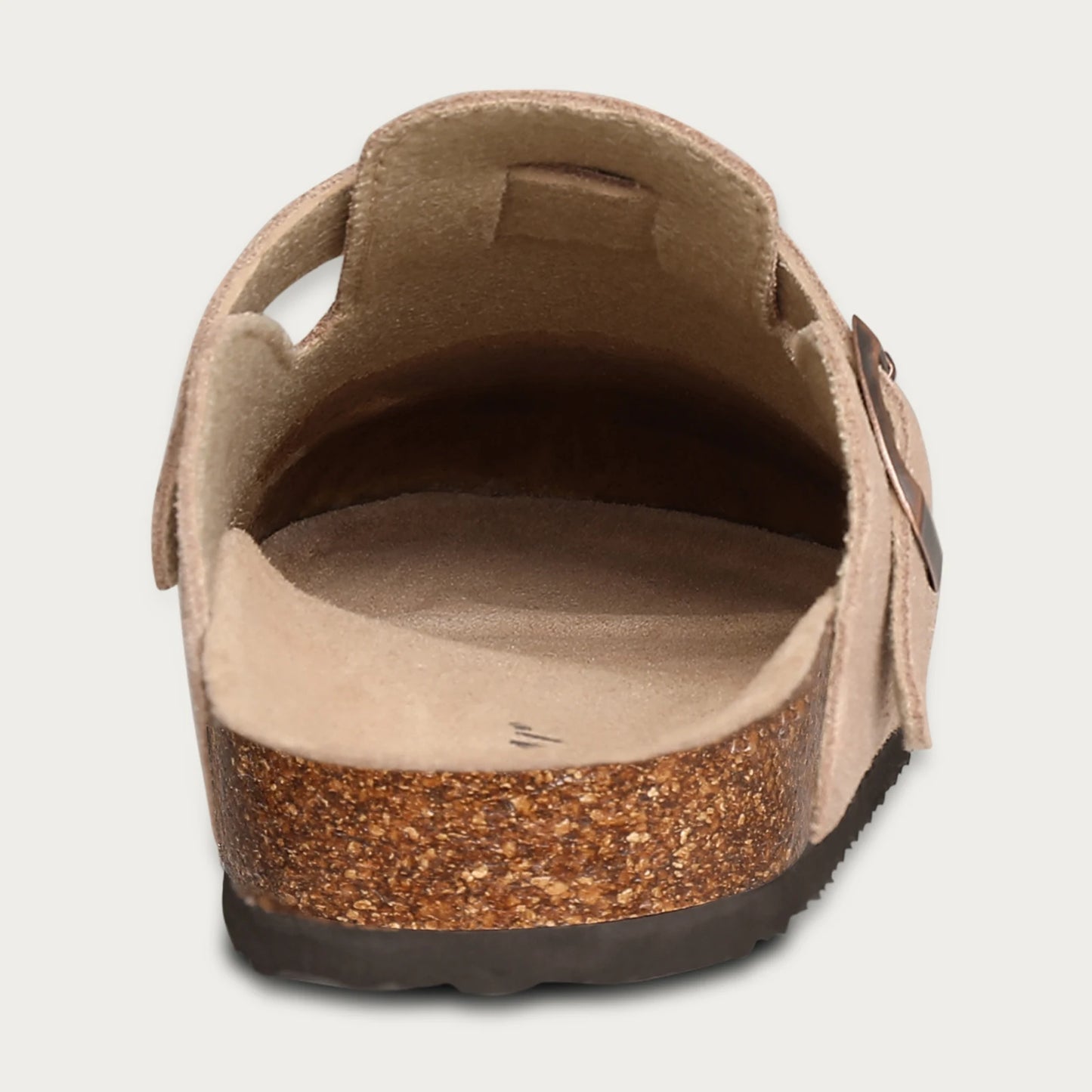 Zuecos de corcho para mujer — Suela antideslizante con soporte de arco, moda 2026
