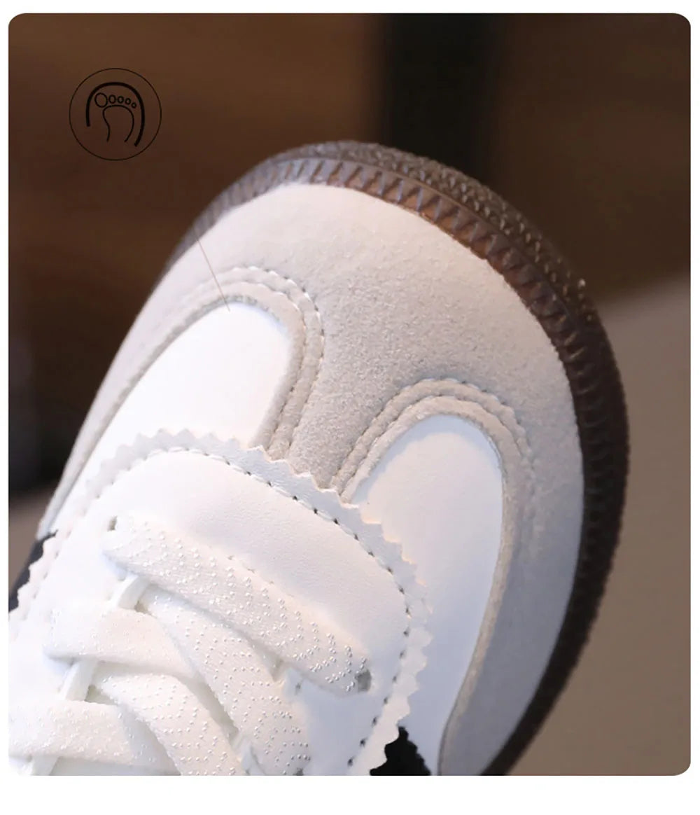 Zapatillas deportivas para niños — Cuero PU impermeable, suela blanda antideslizante