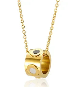 Collar de cadena de bolas en acero inoxidable — Unisex, minimalista y resistente