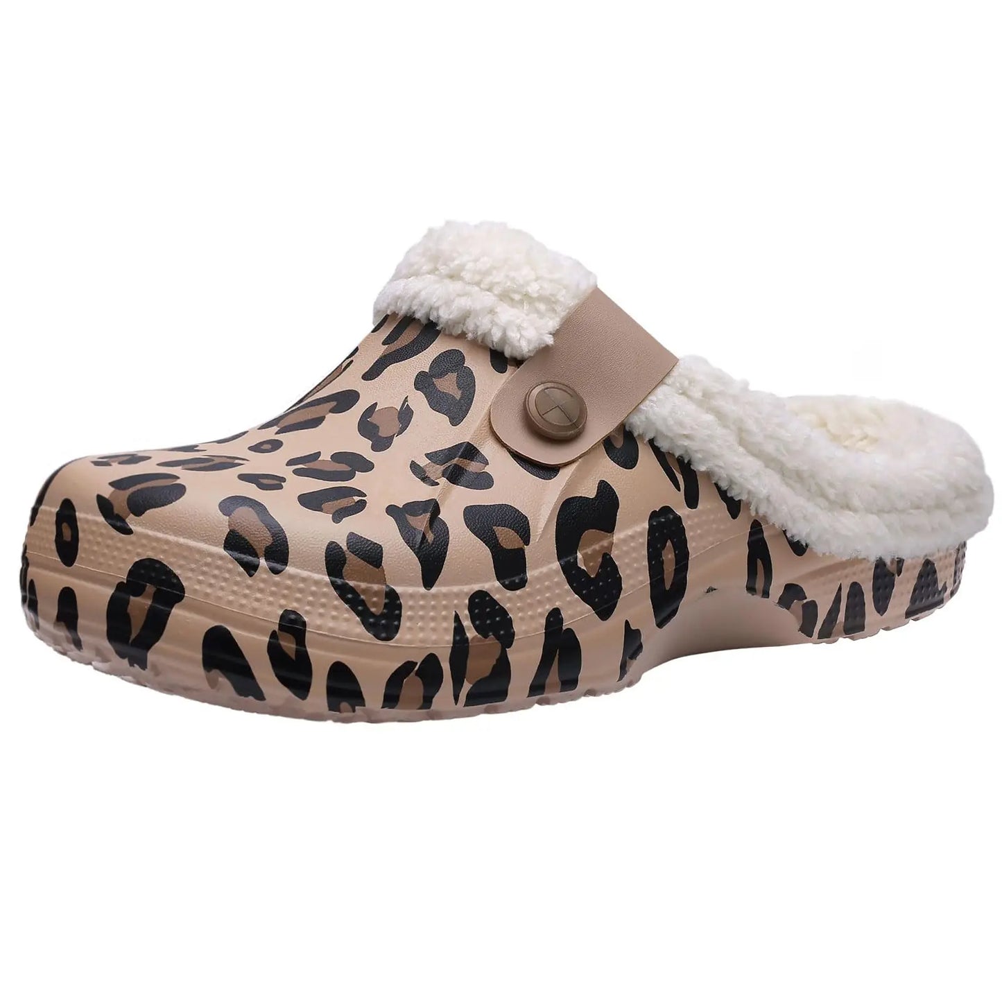 Zapatillas de casa de invierno para hombre — Con pelo, cálidas, impermeables y antideslizantes