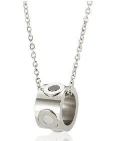 Collar de cadena de bolas en acero inoxidable — Unisex, minimalista y resistente