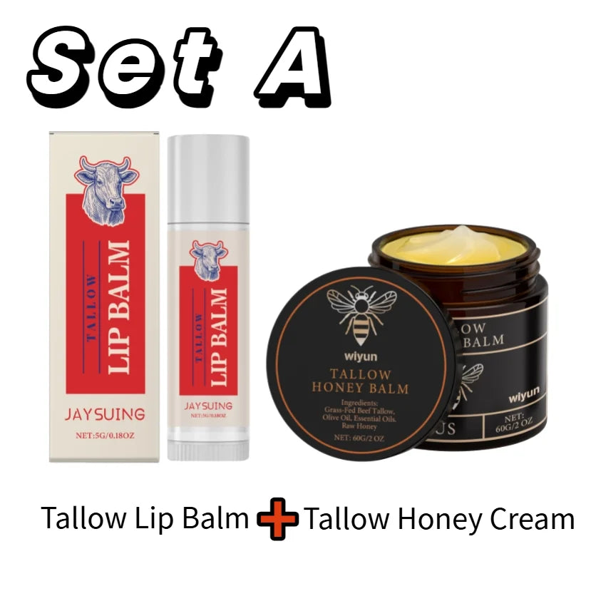 Crema hidratante facial y corporal con miel y sébo — Iluminadora, reafirmante y antiedad