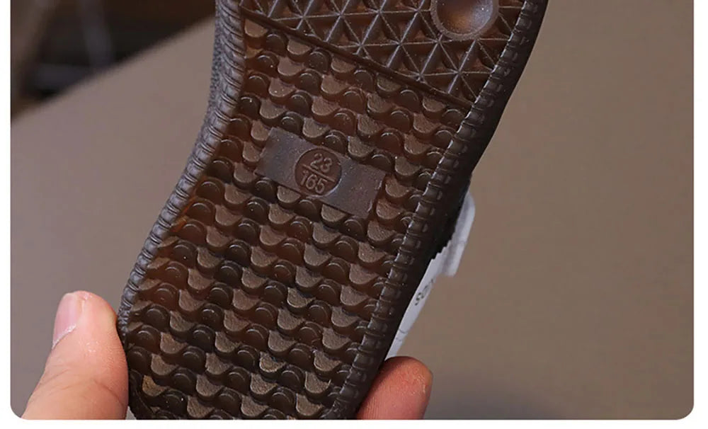 Zapatillas deportivas para niños — Cuero PU impermeable, suela blanda antideslizante