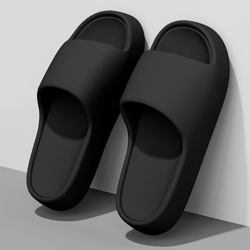 Zapatillas de casa para hombre — Suela gruesa antideslizante, frescas para verano