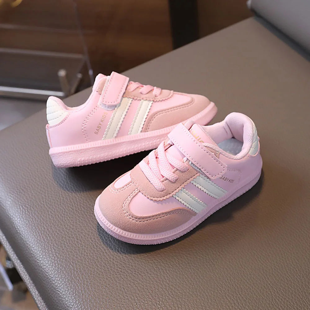 Zapatillas deportivas para niños — Cuero PU impermeable, suela blanda antideslizante